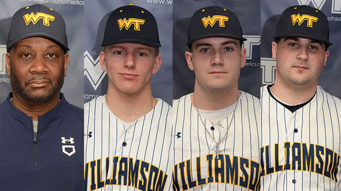 Williamson head baseball coach Doug Thompson was named ESAC Coach of the Year while Joshua Illing, Joe Kelly and Cody Grande were named to the ESAC First Team
