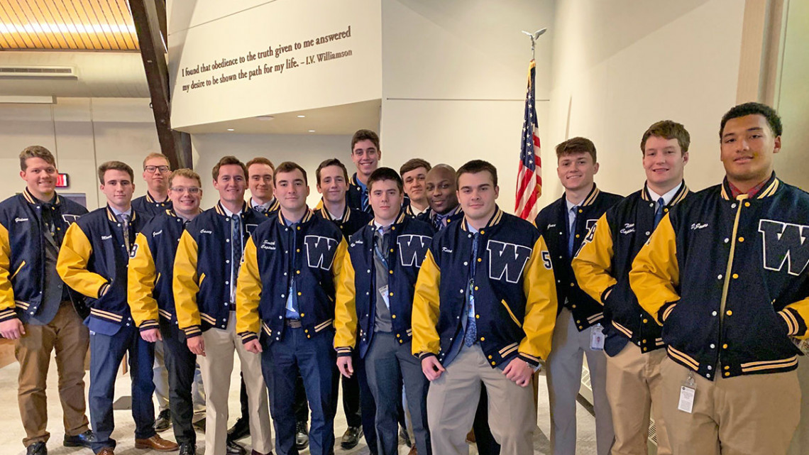 Seventeen Fall Student-Athletes Awarded a Varsity Letterman Jacket