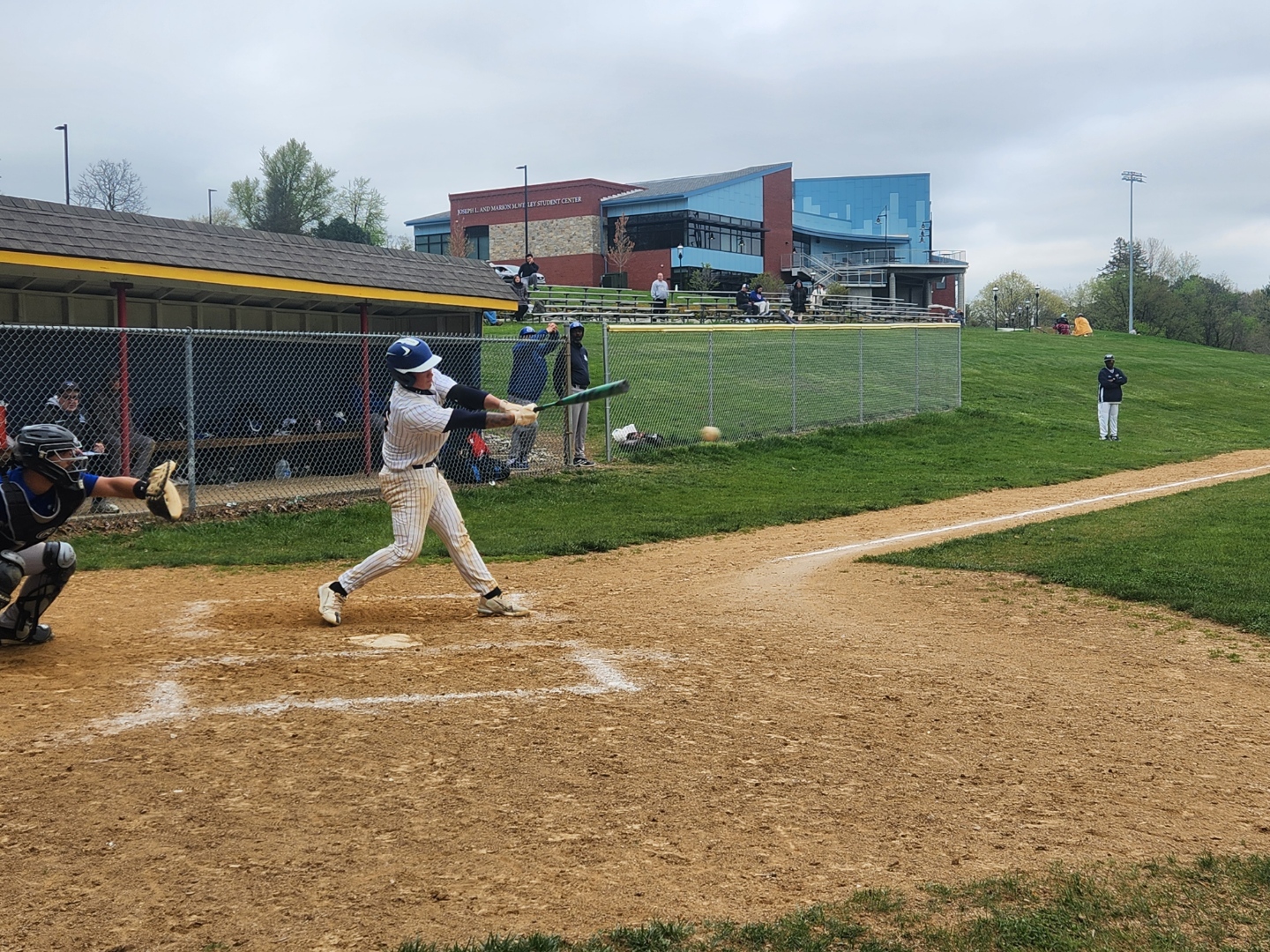 Dylan Marantino lines and RBI hit in Williamson's 14-0 blanking of Manor College in Game 2 of their doubleheader sweep.