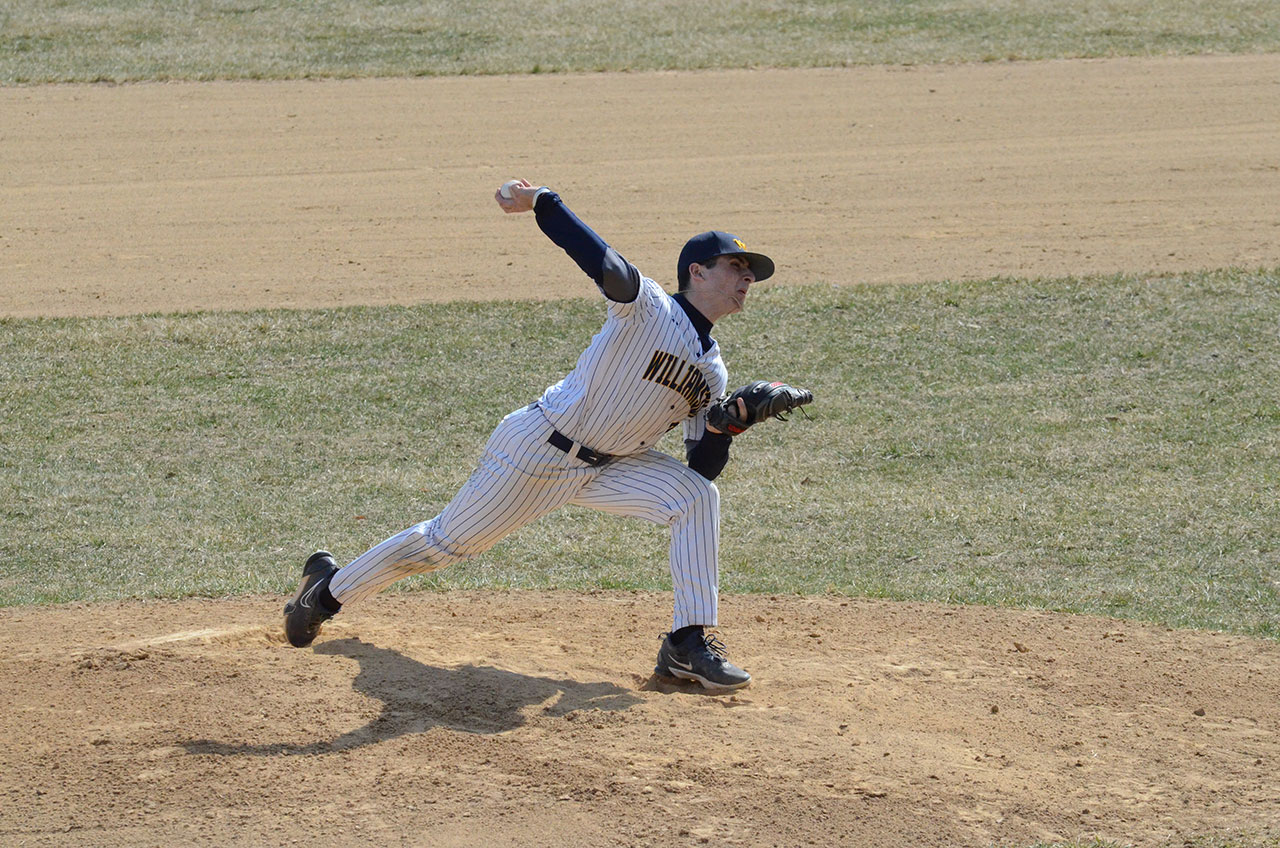 Freshman Phil Martini picked up the win with a strong performance in Williamson's 7-4 win over DCCC
