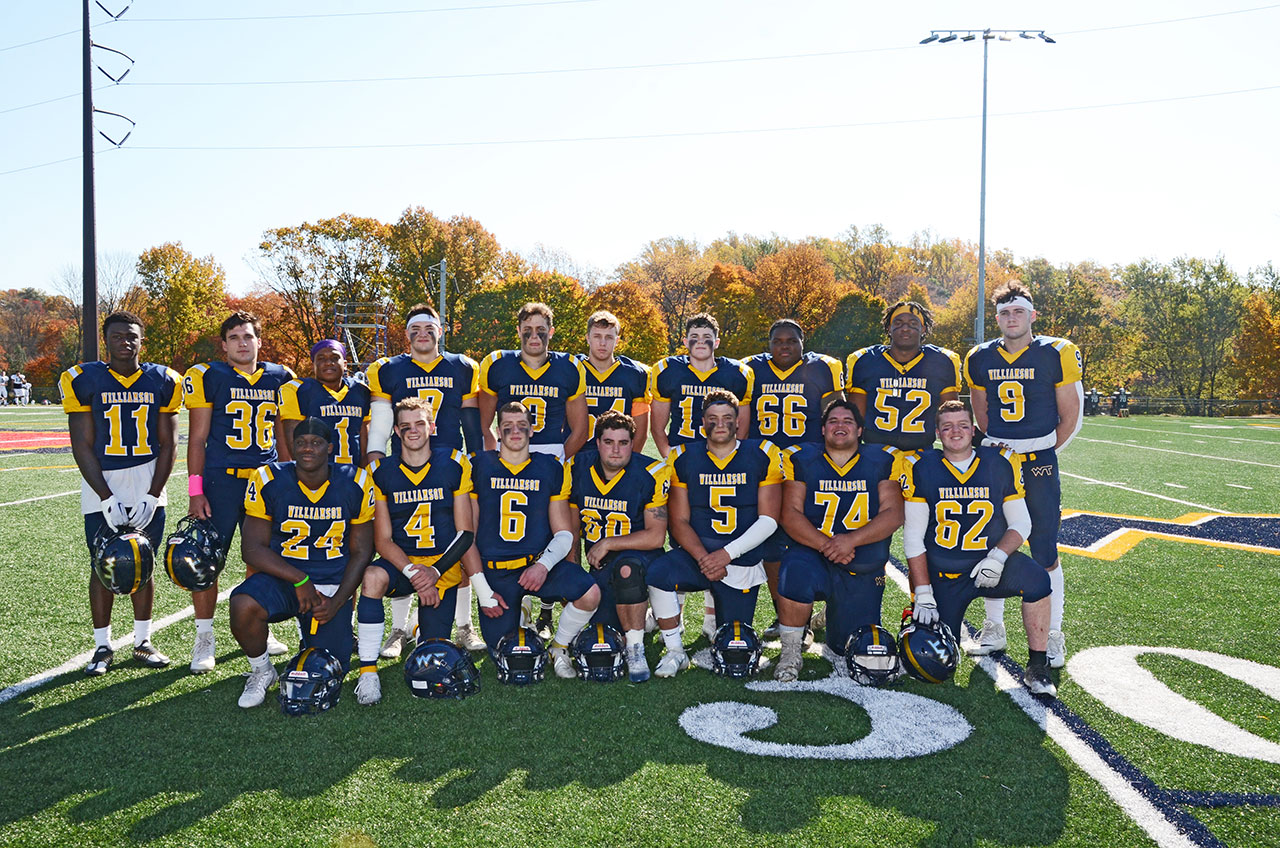Williamson's seniors helped make sure the team closed out their season with a 12-8 Senior Day win over CAPP