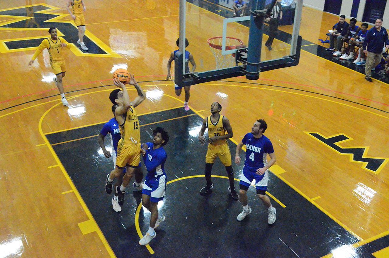 Action from Williamson's contest against Manor on Tuesday night