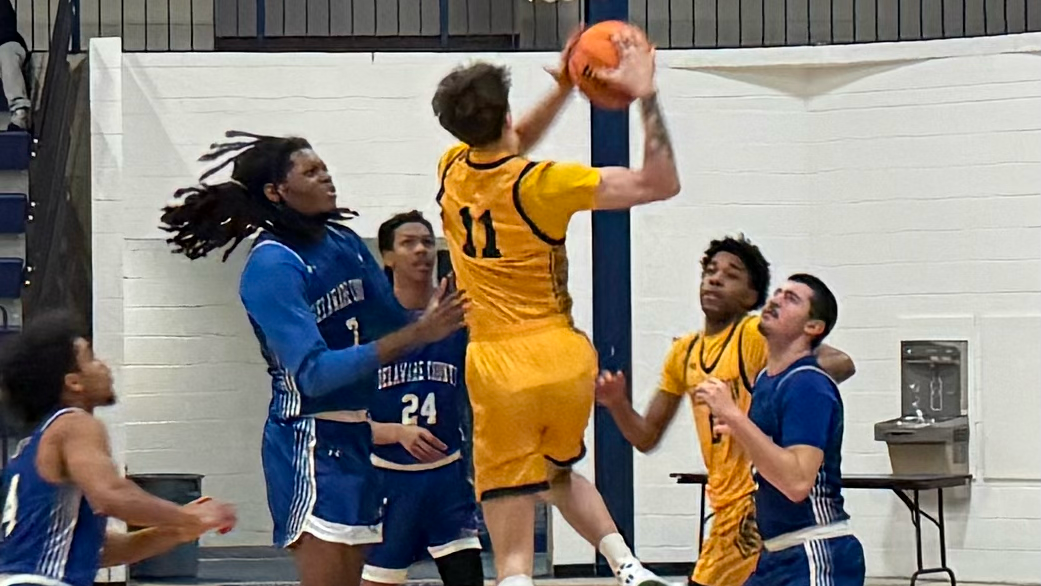 Second Half Surge Leads Basketball Past DCCC
