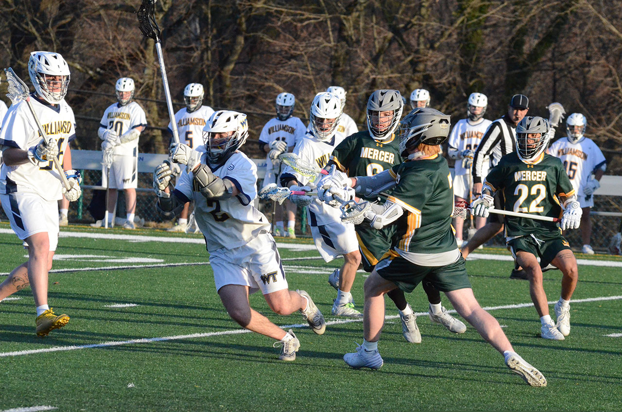 Action from Williamson's 12-10 win over Mercer on Wednesday night
