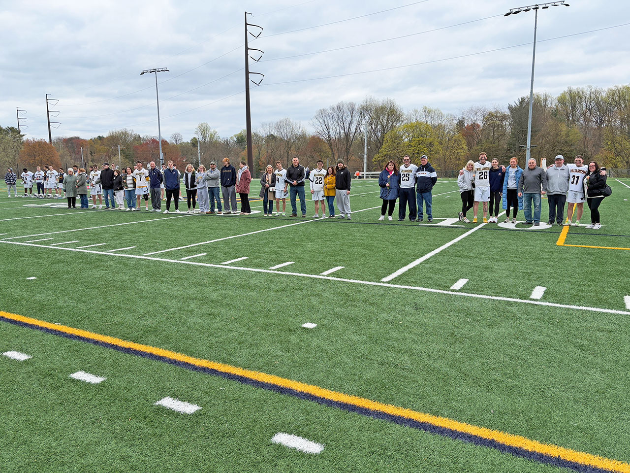 Williamson honored its seniors and their families for Senior Day prior their win over Drexel