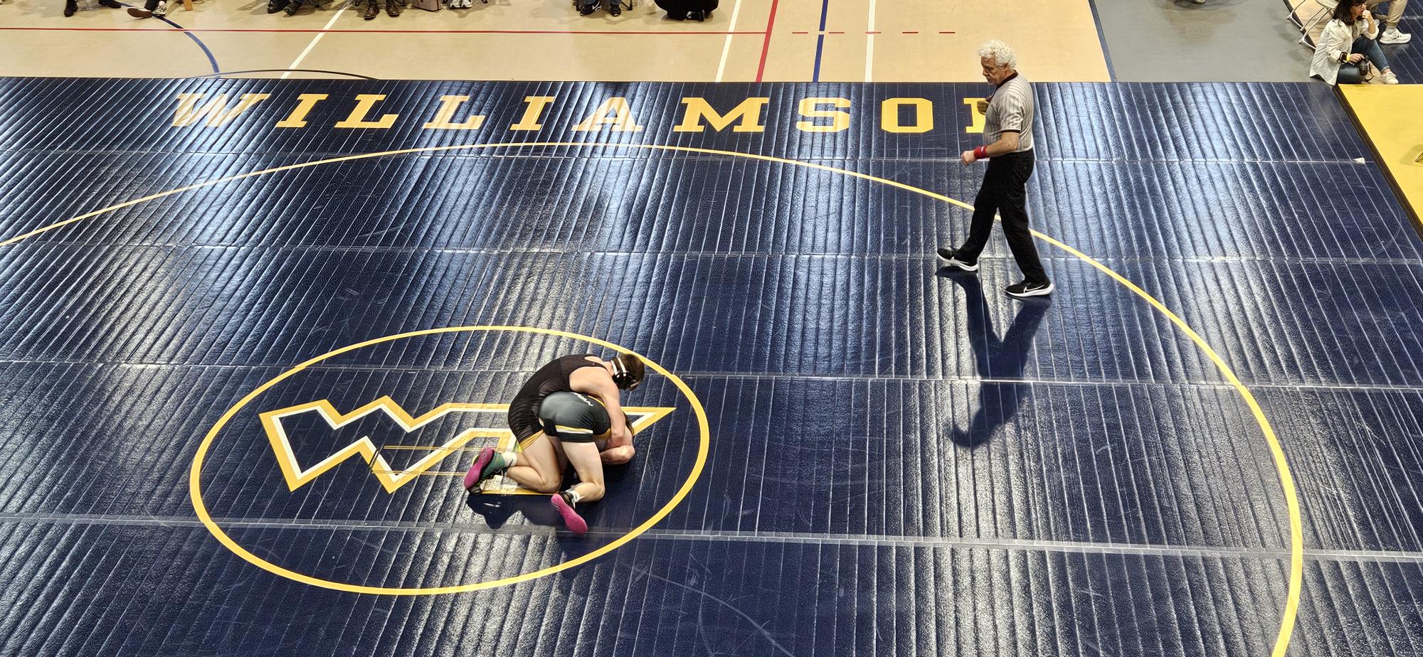 Junior Liam Kernan was one of five Williamson wrestlers who qualified for the 2025 NCWA National championships