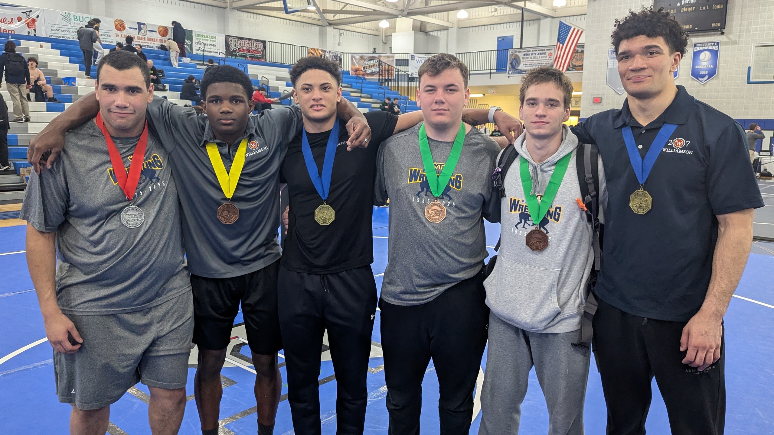 Wrestling Takes Second at MEC Championships